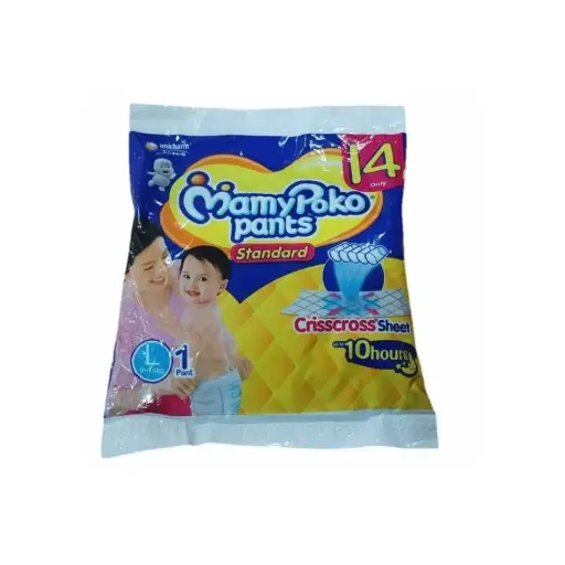 MamyPoko Pants Extra Absorb Diapers – Large Size  9–14 kg  Pant Style  Up to 12-Hour Absorption 