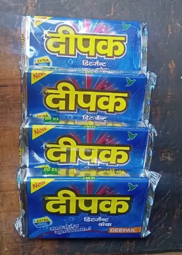 Deepak Detergent Cake (230g, Pack of 6) Powerful Stain Removal & Long-Lasting Freshness