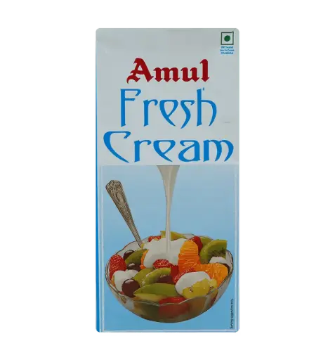 Amul Fresh Cream 1L – Smooth & Versatile Dairy